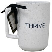 Wholesale - Tall Mug with Debossed "Thrive" Nicole Miller C/P 36, UPC: 195010090957